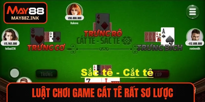 Luật chơi game Cát Tê rất sơ lược